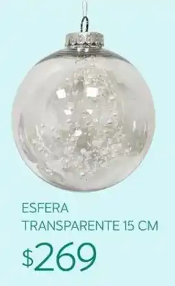 Soriana Súper esfera transparente oferta