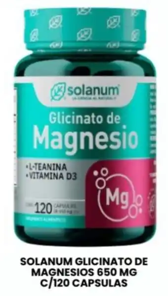 Solanum Glicinato de Magnesio