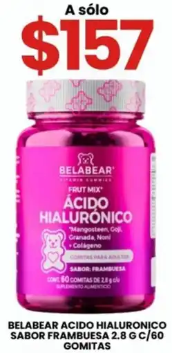 Farmapronto Belabear acido hialuronico sabor frambuesa oferta