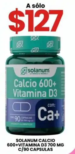 Farmapronto solanum calcio 600+vitamina d3 oferta