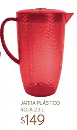 Soriana Súper JARRA PLÁSTICO ROJA oferta