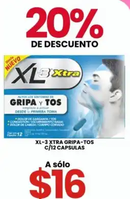 Farmapronto XL-3 Xtra Gripa-Tos oferta