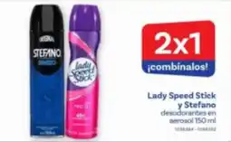 Farmacias Benavides Lady Speed Stick y Stefano oferta