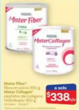 Farmacias Benavides Nestle Mater Fiber Mater Collagen oferta