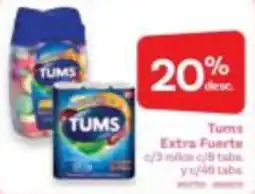 Farmacias Benavides Tums Extra Fuerte oferta