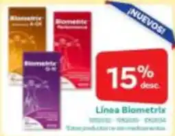 Farmacias Benavides Línea Biometrix oferta