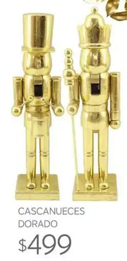 Soriana Súper Cascanueces Dorado oferta