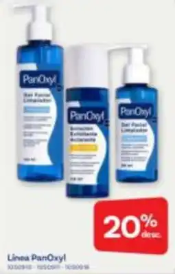 Farmacias Benavides Linea panoxyl oferta