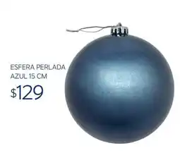 Soriana Súper esfera perlada azul oferta