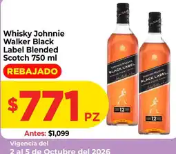 HEB Johnnie Walker Black Label Blended Scotch oferta