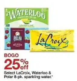 Target Lacroix waterloo polar sparkling water oferta