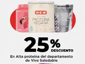 HEB H-E-B proteína vegana oferta