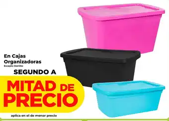 HEB Cajas Organizadoras oferta