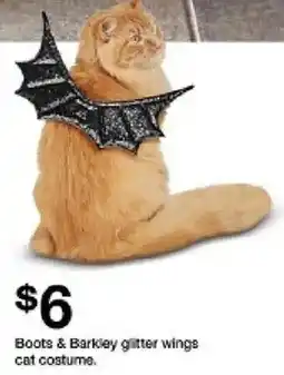 Target Boots & Barkley glitter wings cat costume oferta