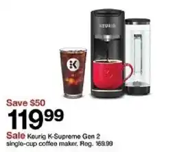 Target Keurig K-Supreme Gen 2 single-cup coffee maker oferta