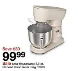Target bella Housewares tilt-head stand mixer oferta