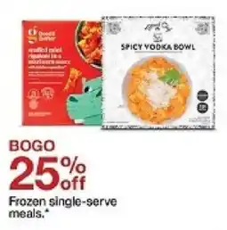 Target Frozen single-serve meals oferta