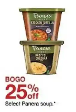 Target Select Panera soup oferta