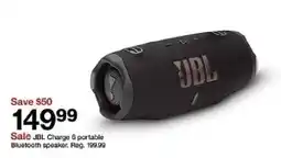 Target JBL Charge 6 portable Bluetooth speaker oferta