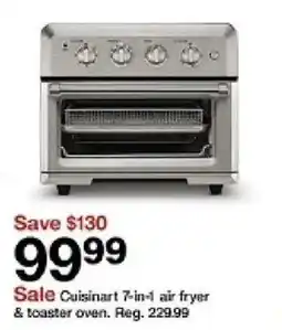 Target Cuisinart 7-in-1 air fryer & toaster oven oferta