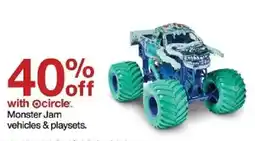 Target Monster Jam vehicles & playsets oferta