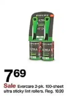 Target Evercare 2-pk. 100-sheet ultra sticky lint rollers oferta