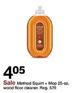 Target Method Squirt + Mop wood floor cleaner oferta