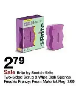 Target Brite by Scotch-Brite Two-Sided Scrub & Wipe Dish Sponge oferta