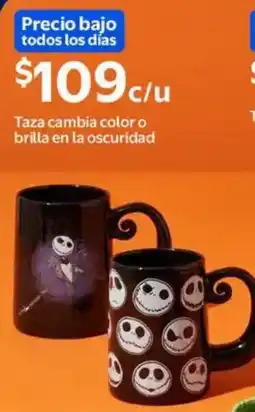 Walmart Express Taza cambia color o brilla en la oscuridad oferta