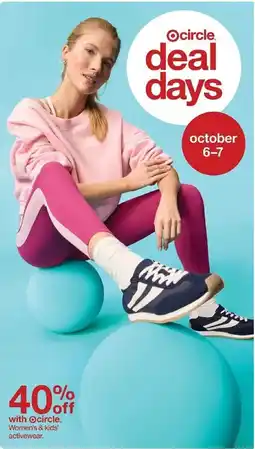 Target Women's & kids' activewear oferta
