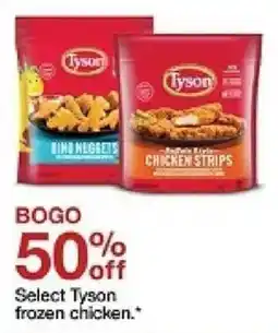 Target Tyson chicken strips oferta