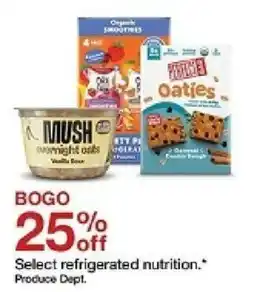 Target Bogo select refrigerated nutrition. oferta