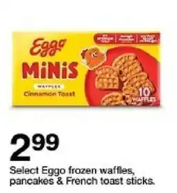 Target Eggo Minis Waffles Cinnamon Toast oferta