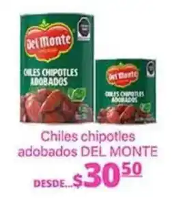 La Comer Del Monte chiles chipotles adobados oferta