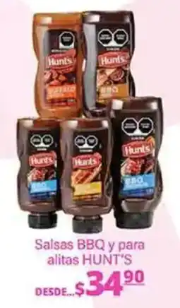 La Comer Salsas BBQ y para alitas HUNT'S oferta