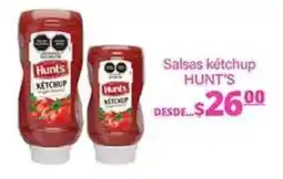 La Comer Hunt's ketchup oferta