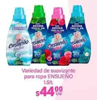 Ensueño variedad de suavizante para ropa