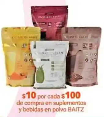BAITZ suplementos y bebidas en polvo