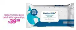La Comer Golden Hills toalla húmeda para bebé oferta