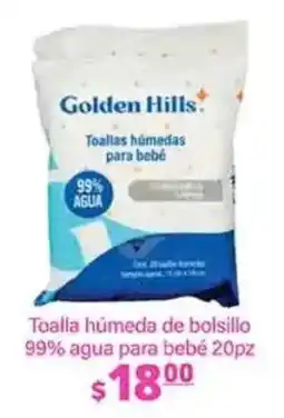 La Comer Golden Hills Toallas húmedas para bebé oferta
