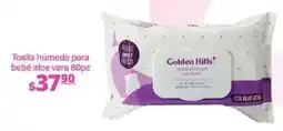 La Comer Golden Hills toalla húmeda para bebé oferta