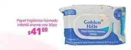 La Comer Golden Hills papel higiénico húmedo infantil aroma uva oferta