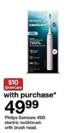 Target Philips Sonicare 4100 electric toothbrush oferta