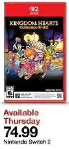Target Kingdom Hearts Collection II-III oferta