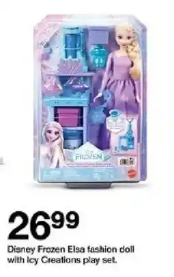 Target Disney Frozen Elsa fashion doll oferta