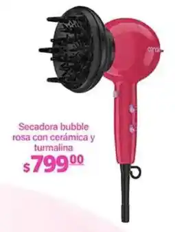 La Comer Secadora bubble rosa con cerámica y turmalina oferta
