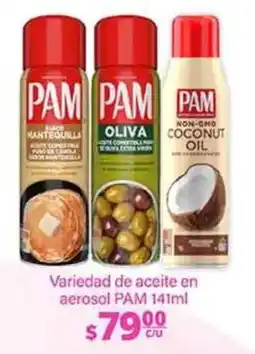 La Comer PAM variedad de aceite oferta