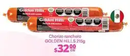 La Comer Golden Hills Chorizo ranchero oferta