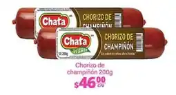 La Comer Chata chorizo de champiñón oferta