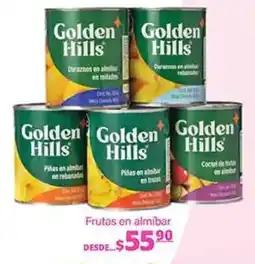 La Comer Golden Hills Frutas en almíbar oferta